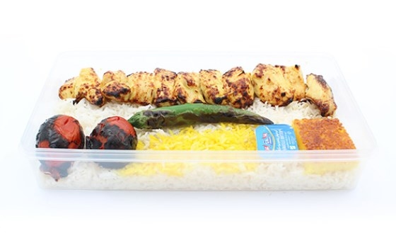 چلو جوجه کباب مخصوص سینه 300 گرم