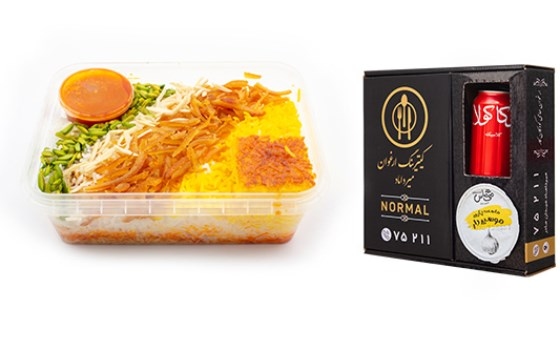pack normal شیرین پلو با مرغ سینه