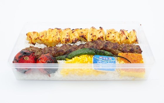 چلو کباب وزیری مخصوص ران 300 + 180 گرم