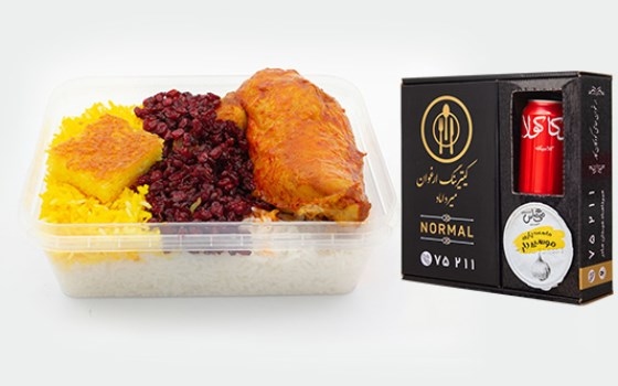 pack normal زرشک پلو با مرغ سینه