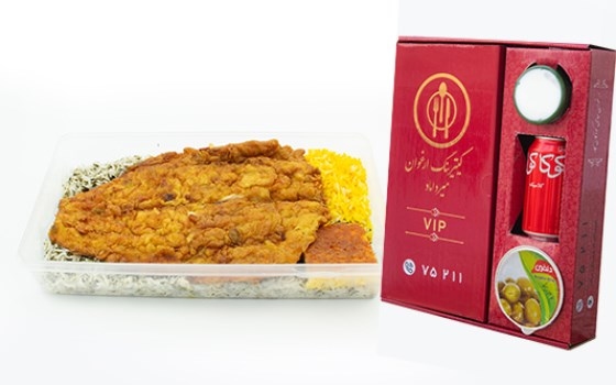 Pack VIP سبزی پلو با ماهی قزل آلا