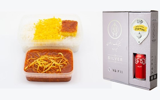 Pack Silver چلو خورش قیمه سیب زمینی